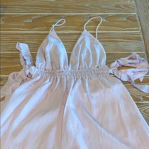 Super down pink dress